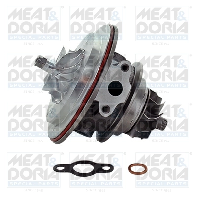 Core assembly, turbocharger